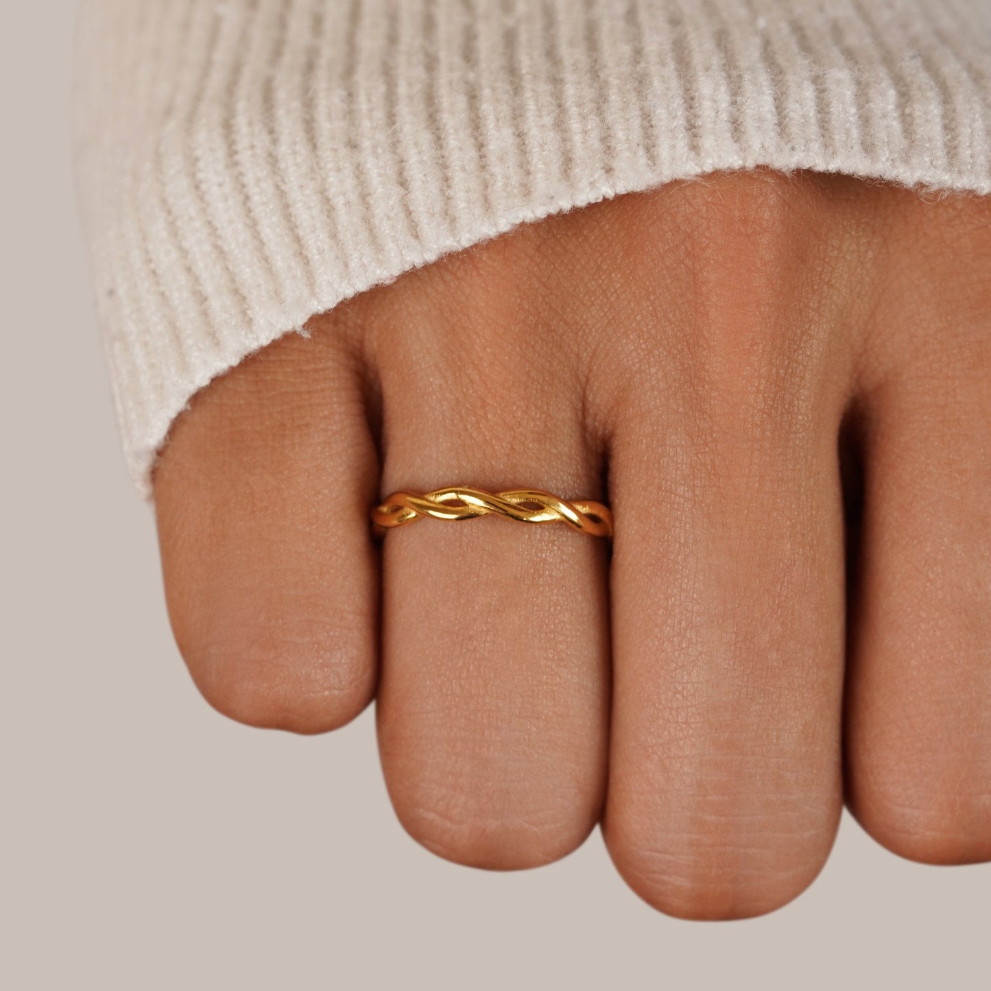 Twisted Gold Ring