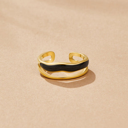 Sahara Black & Gold Ring