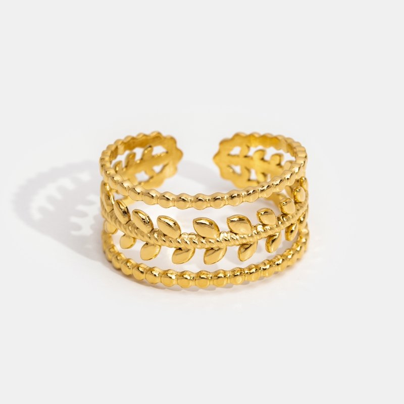 Marissa Gold Leaf Ring