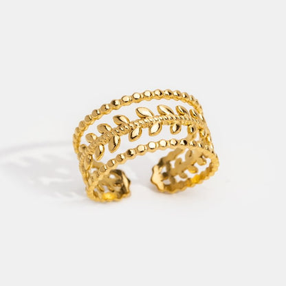 Marissa Gold Leaf Ring
