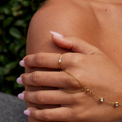 Leonore Baguette Ring