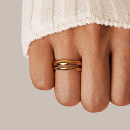 Madison Duo Gold Ring