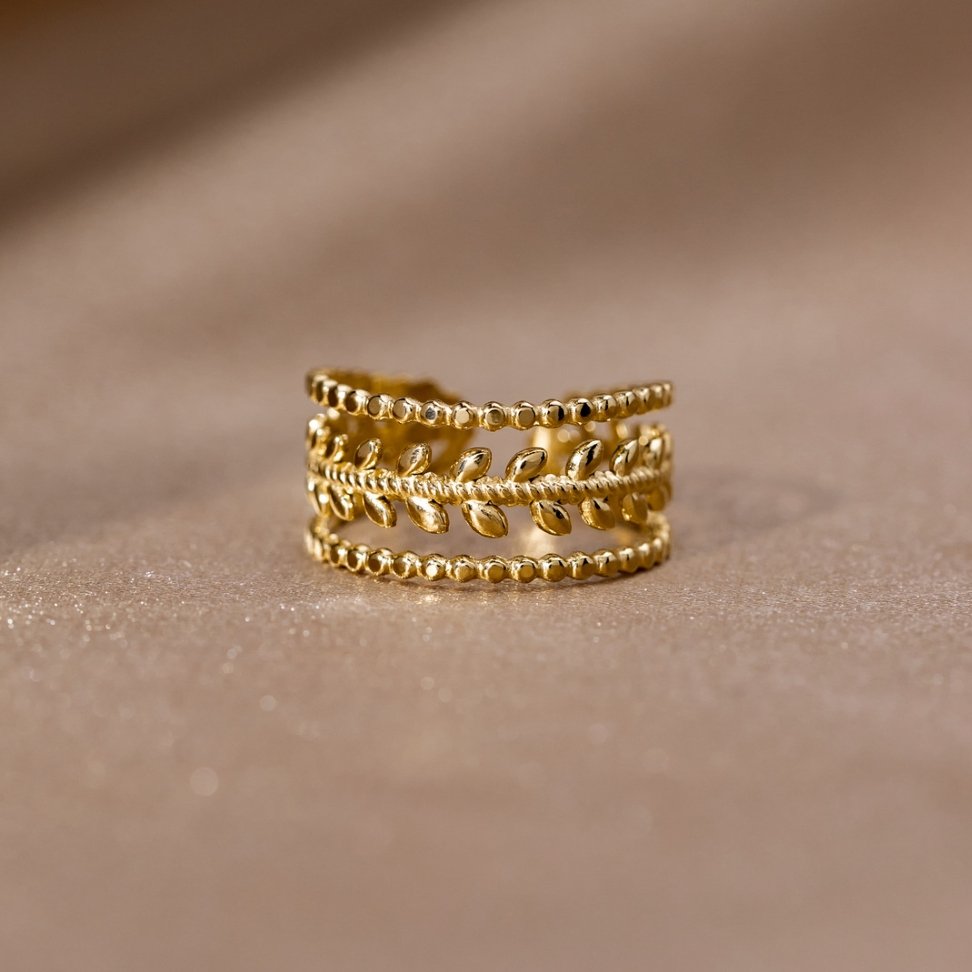 Marissa Gold Leaf Ring