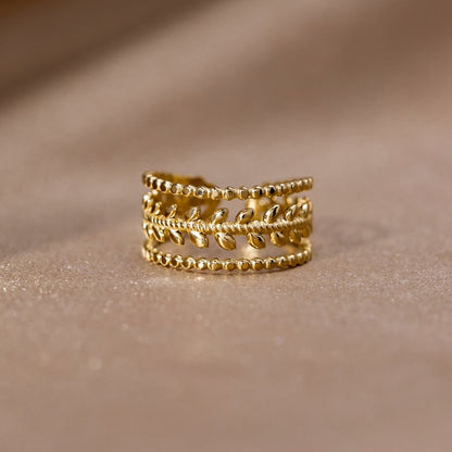 Marissa Gold Leaf Ring