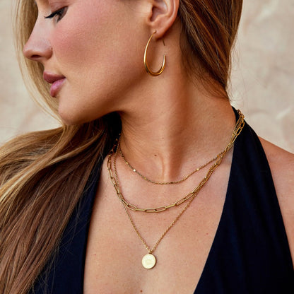 Nica Gold Hoops