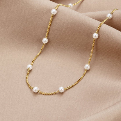 Nura Pearl Necklace 18K Gold