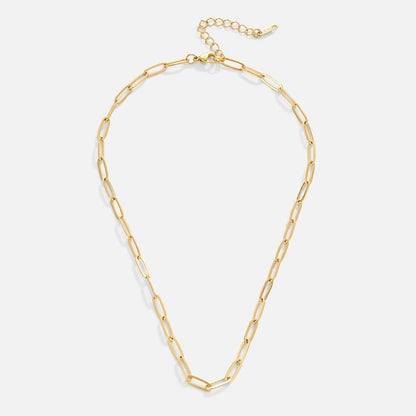 Gold Paperclip Necklace