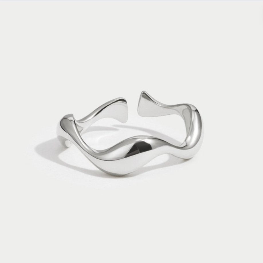 Wave Silver Ring