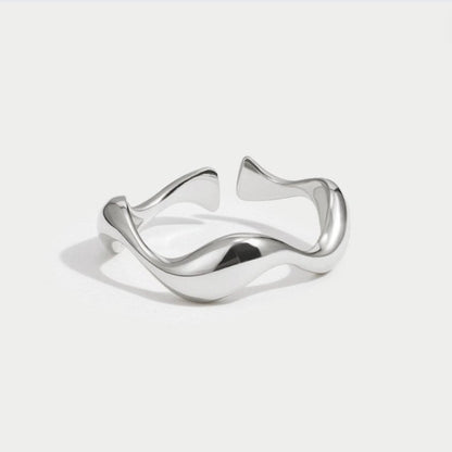 Wave Silver Ring