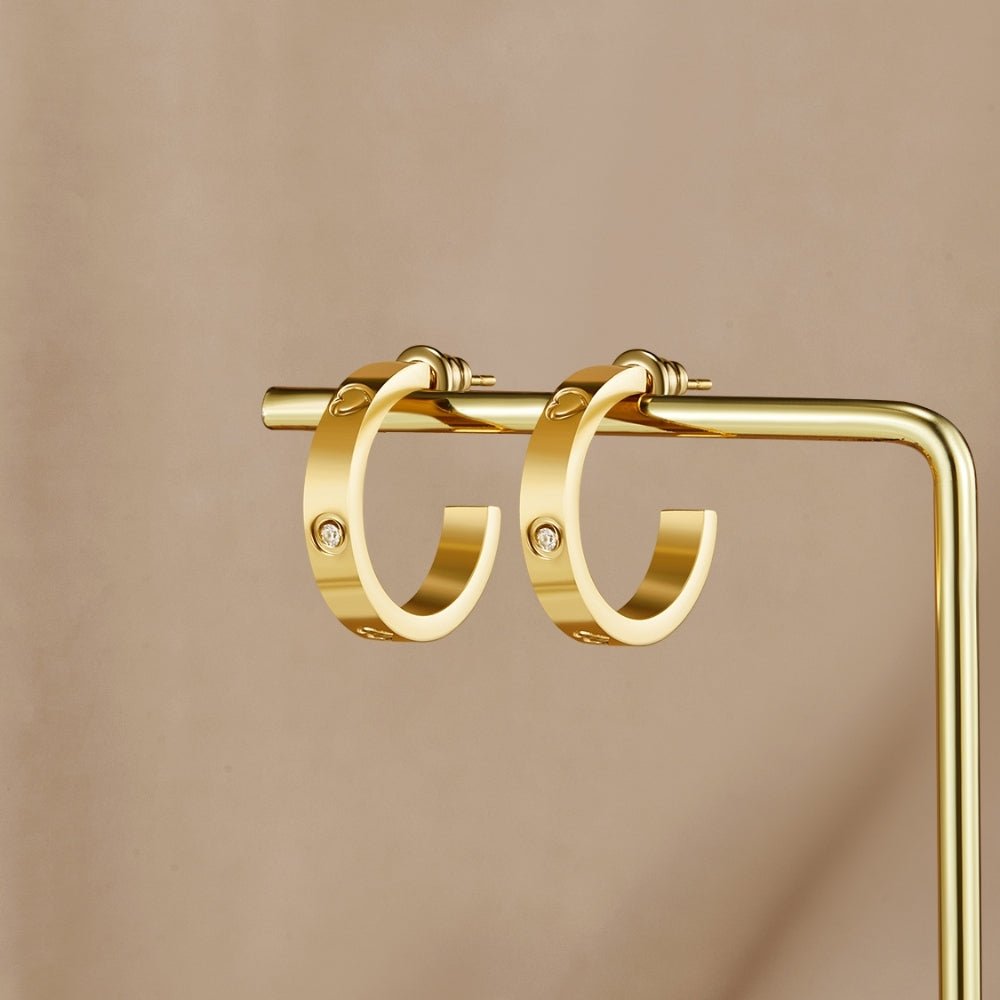Small Heart Hoops