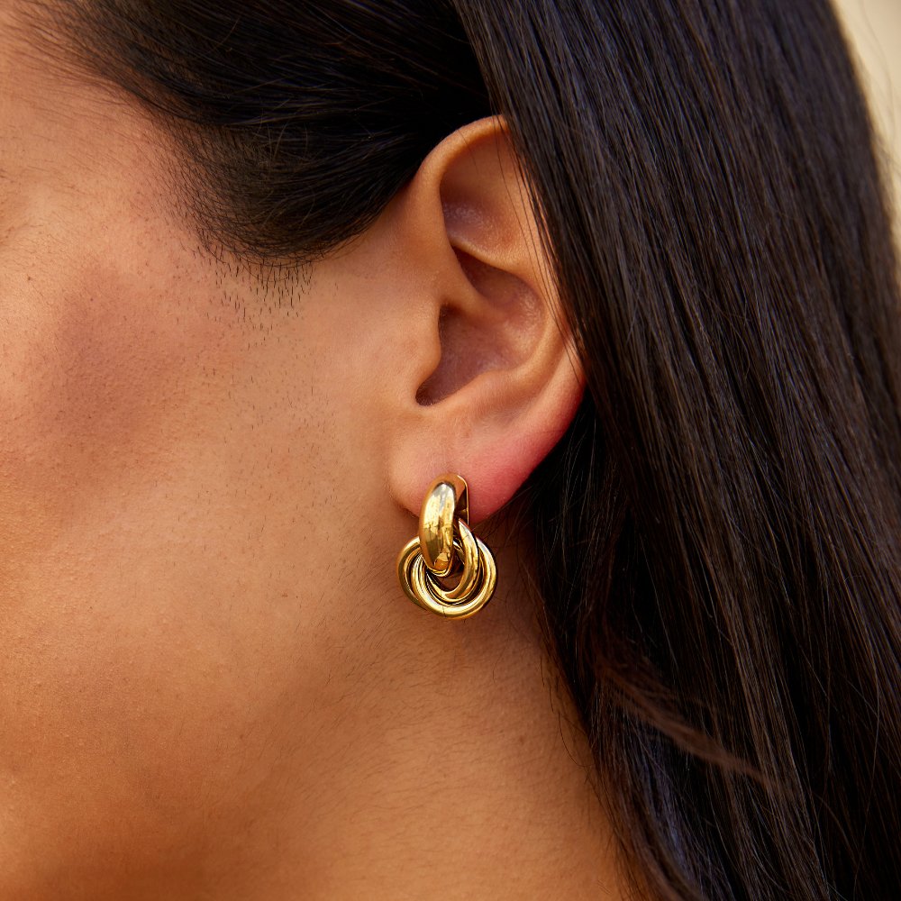 Sofia Twist Hoops