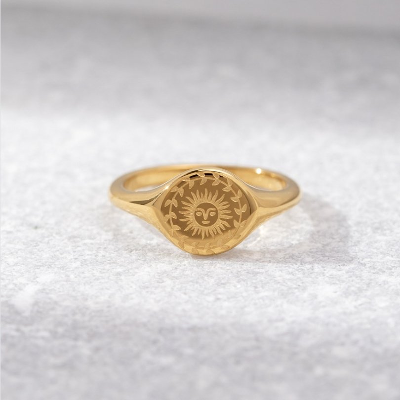 Solstice Gold Ring
