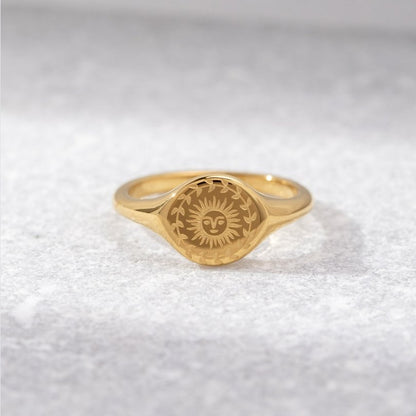 Solstice Gold Ring