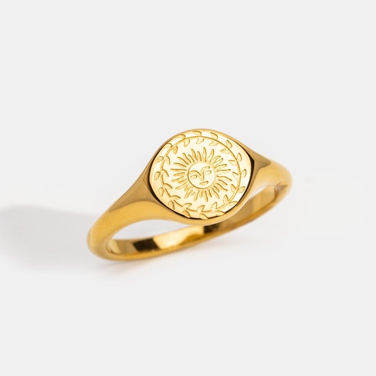 Solstice Gold Ring