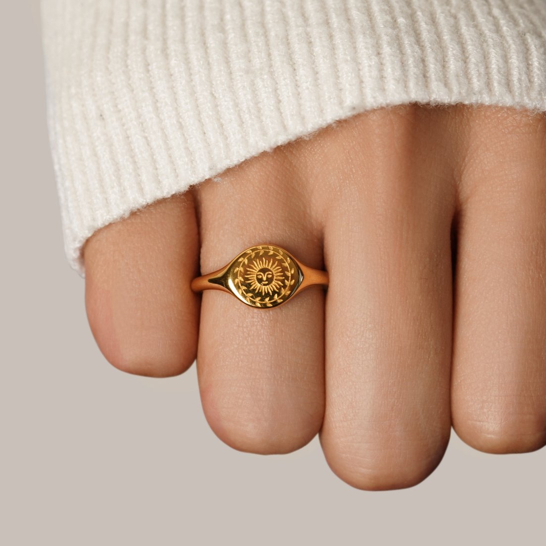 Solstice Gold Ring