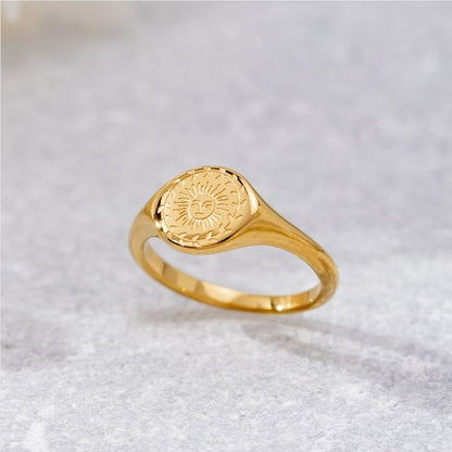 Solstice Gold Ring