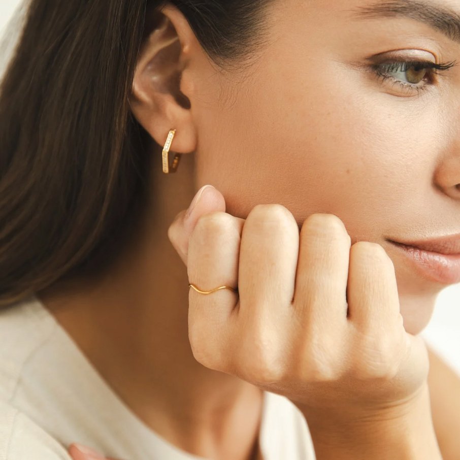 Tina Stackable Gold Ring