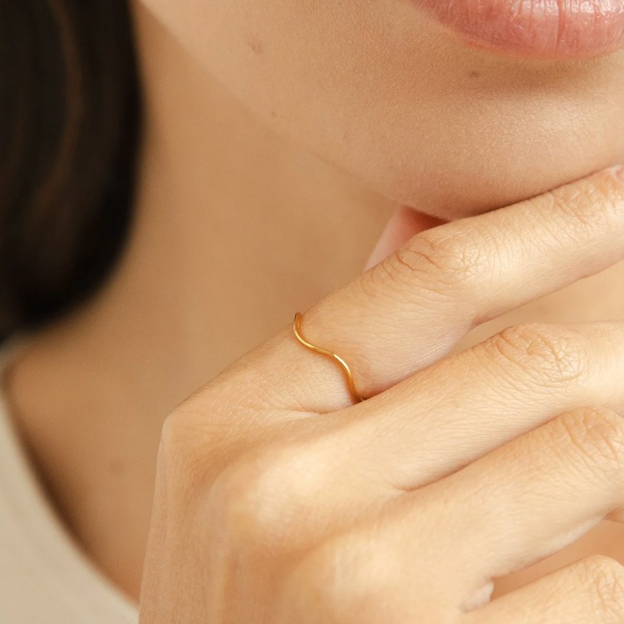 Tina Stackable Gold Ring