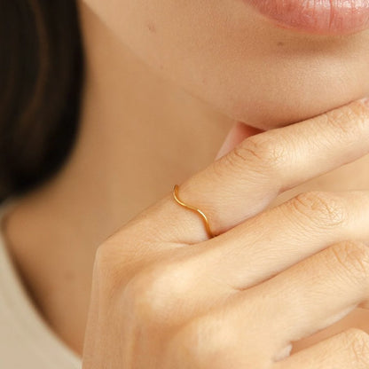 Tina Stackable Gold Ring