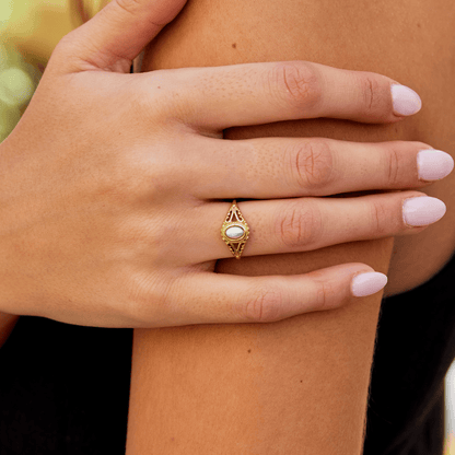 Royal Pearl Vintage Ring