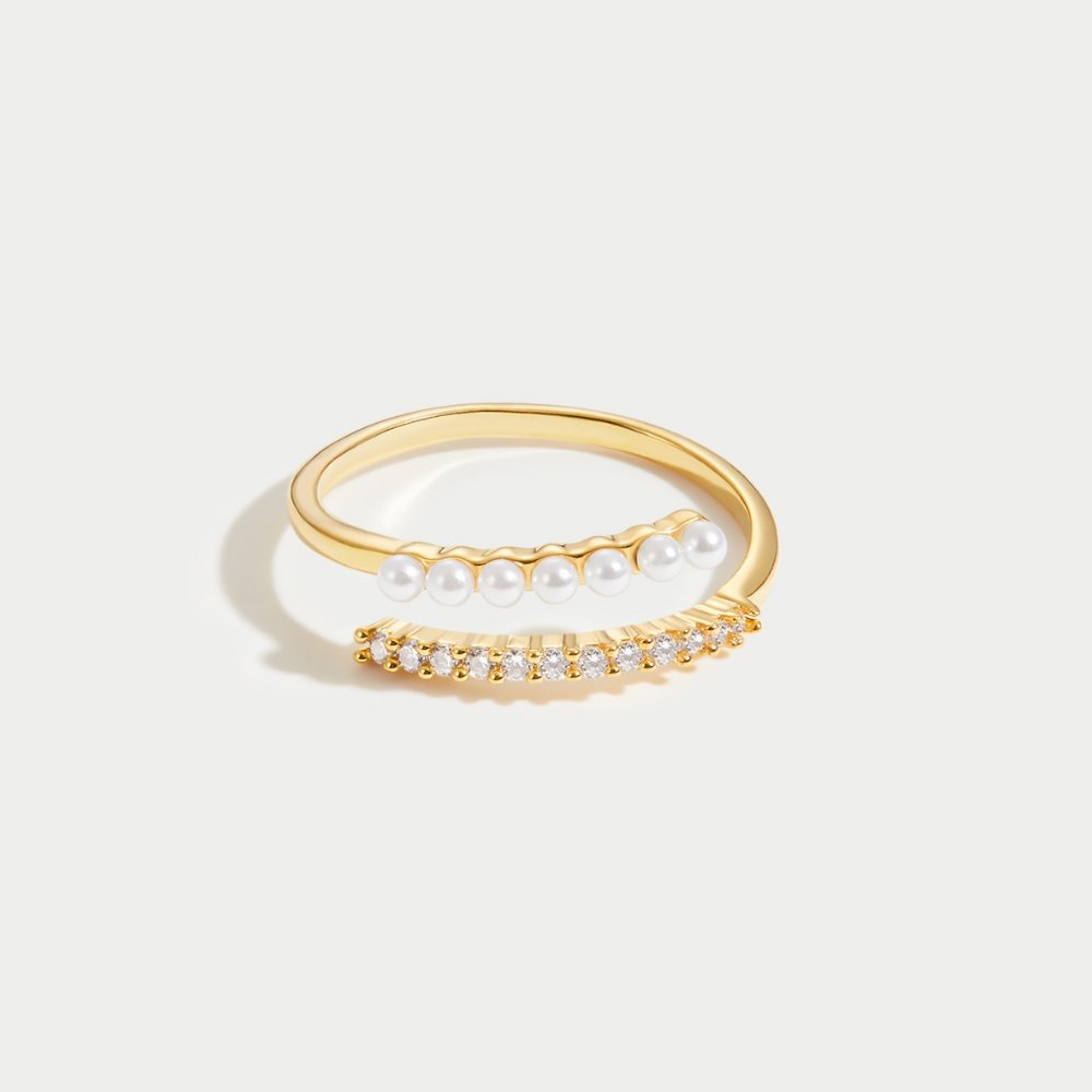 Pearl Crystal Ring